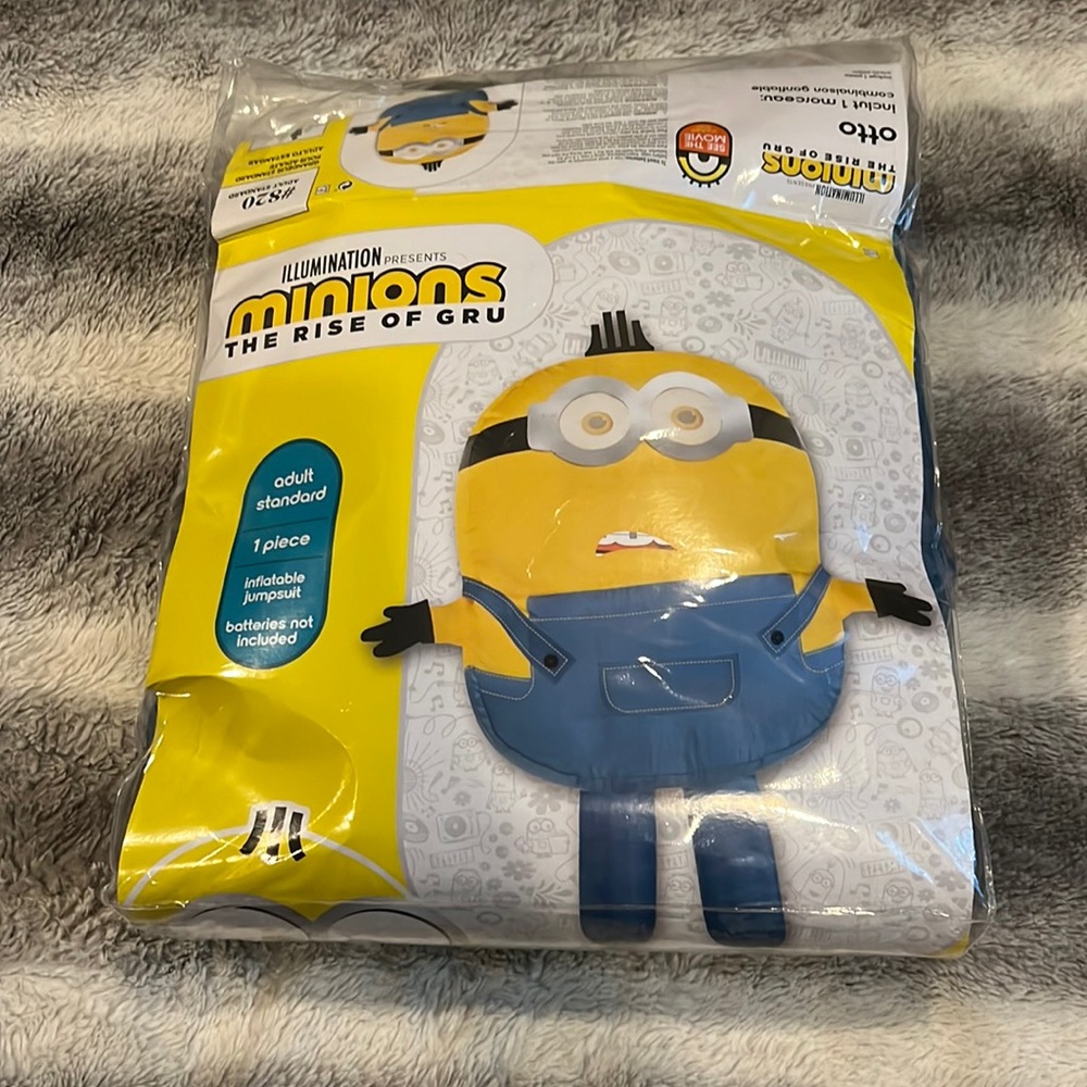 Blow up minion costume